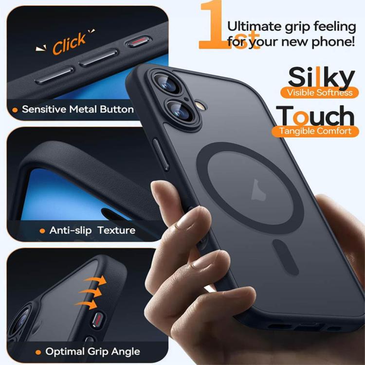 Capa de Telemóvel Fosca Magnética XDcase com Sensação de Pele e Filme para Lente, Para iPhone 17 Pro Max, Para iPhone 17 Pro, Para iPhone 17, Para iPhone Air