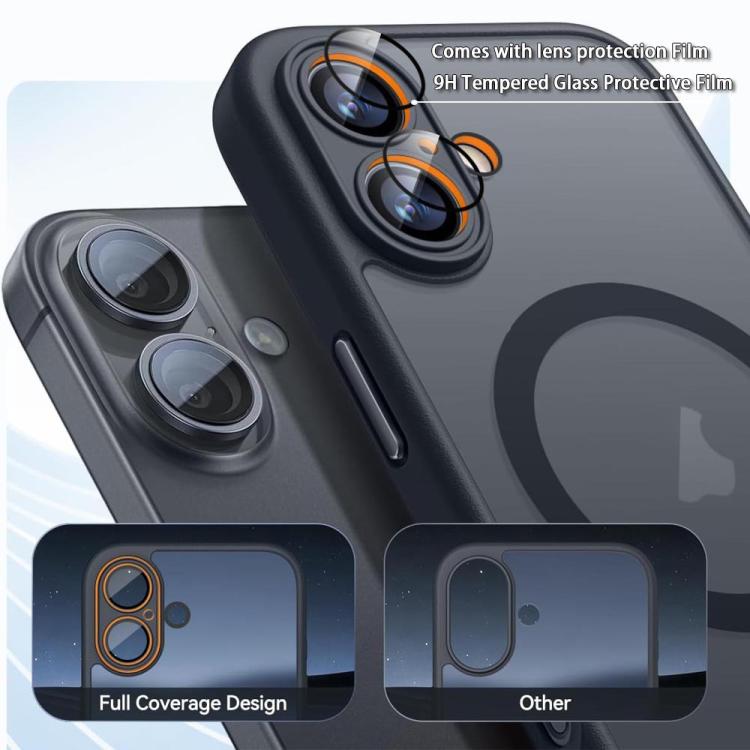 Capa de Telemóvel Fosca Magnética XDcase com Sensação de Pele e Filme para Lente, Para iPhone 17 Pro Max, Para iPhone 17 Pro, Para iPhone 17, Para iPhone Air