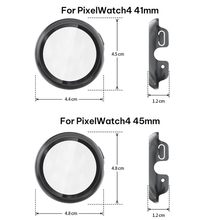 xDfind Filme Temperado com Pulverização de Óleo Integrada Capa Protetora para Relógio PC, Para Google Pixel Watch 4 / 3 45mm, Para Google Pixel Watch 4 / 3 / 2 / 1 41mm
