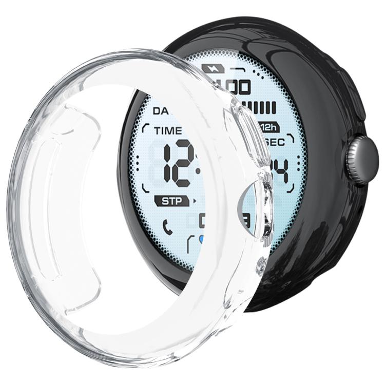 Capa integrada de TPU com película temperada xDfind para relógio, para Google Pixel Watch 4 / 3 45mm, para Google Pixel Watch 4 / 3 / 2 / 1 41mm