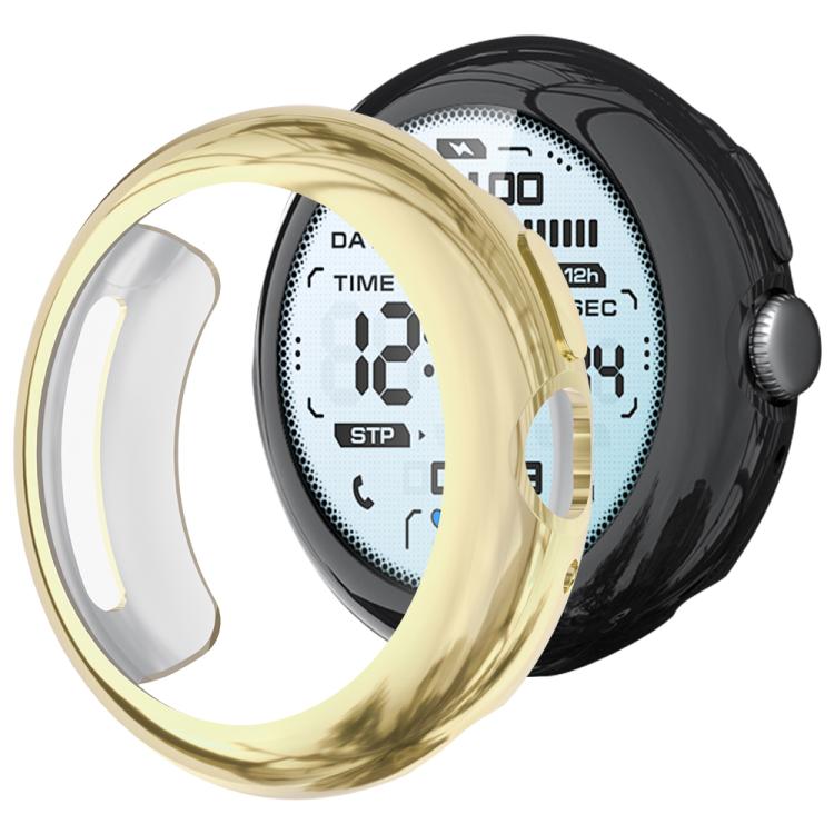 Capa integrada de TPU com película temperada xDfind para relógio, para Google Pixel Watch 4 / 3 45mm, para Google Pixel Watch 4 / 3 / 2 / 1 41mm