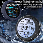 Capa integrada de TPU com película temperada xDfind para relógio, para Google Pixel Watch 4 / 3 45mm, para Google Pixel Watch 4 / 3 / 2 / 1 41mm