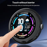 Capa integrada de TPU com película temperada xDfind para relógio, para Google Pixel Watch 4 / 3 45mm, para Google Pixel Watch 4 / 3 / 2 / 1 41mm