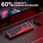 Teclado com Fios AULA WIN68HE Versão MAX 68 Teclas RGB, WIN68HE Eixo Magnético Vermelho Wing Chun