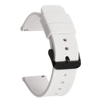 xDfind Stainless Steel Black Pin Buckle Solid Color Silicone Waterproof Watch Band, 10mm, 12mm, 14mm, 15mm