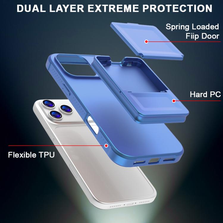 Capa de Telemóvel com Toque de Pele em TPU, Espelho Oculto e Bolsa para Cartões com Suporte, Para iPhone 17 Pro Max, Para iPhone 17 Pro, Para iPhone 17, Para iPhone Air