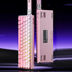 Teclado Mecânico Gaming Sem Fios AULA MINI60 HE Pro 61 Teclas RGB