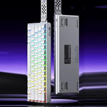 Teclado Mecânico Gaming Sem Fios AULA MINI60 HE Pro 61 Teclas RGB