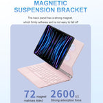 Capa de Couro para Tablet com Teclado Bluetooth e Touchpad, Para iPad 2025 / 2022, Para iPad Air 13 2025 / 2024 / Pro 12.9 2022