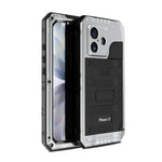 Capa de Telemóvel Híbrida em Metal e Silicone com Proteção Quádrupla, Para iPhone 17 Pro Max, Para iPhone 17 Pro, Para iPhone 17, Para iPhone Air