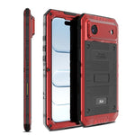 Capa de Telemóvel Híbrida em Metal e Silicone com Proteção Quádrupla, Para iPhone 17 Pro Max, Para iPhone 17 Pro, Para iPhone 17, Para iPhone Air