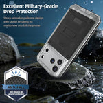 Capa de Telemóvel Híbrida em Metal e Silicone com Proteção Quádrupla, Para iPhone 17 Pro Max, Para iPhone 17 Pro, Para iPhone 17, Para iPhone Air