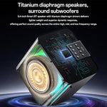Coluna Bluetooth Yesido YSW41 40W Sistema 2.1 Canais com Subwoofer e Luzes RGB Coloridas, YSW41