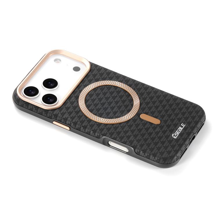 Capa de Telemóvel Magnética com Lente em Metal e Escudo Triangular ESEBLE L3, Para iPhone 17 Pro Max, Para iPhone 17 Pro