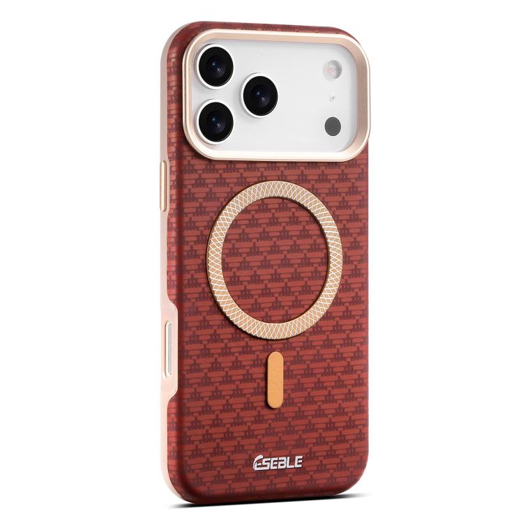 Capa de Telemóvel Magnética com Lente em Metal e Escudo Triangular ESEBLE L3, Para iPhone 17 Pro Max, Para iPhone 17 Pro