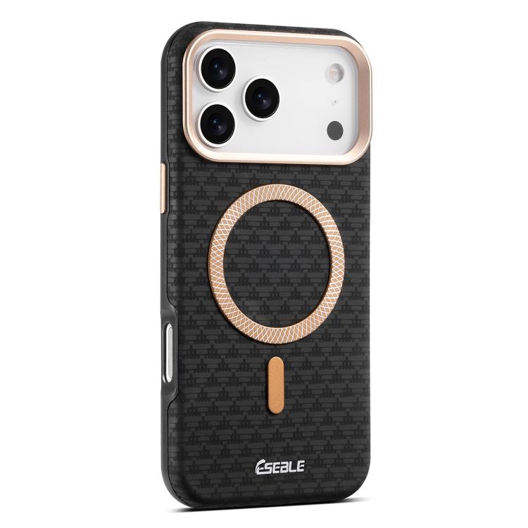 Capa de Telemóvel Magnética com Lente em Metal e Escudo Triangular ESEBLE L3, Para iPhone 17 Pro Max, Para iPhone 17 Pro