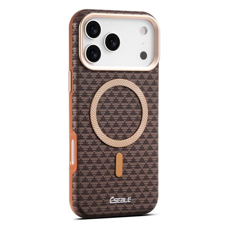 Capa de Telemóvel Magnética com Lente em Metal e Escudo Triangular ESEBLE L3, Para iPhone 17 Pro Max, Para iPhone 17 Pro