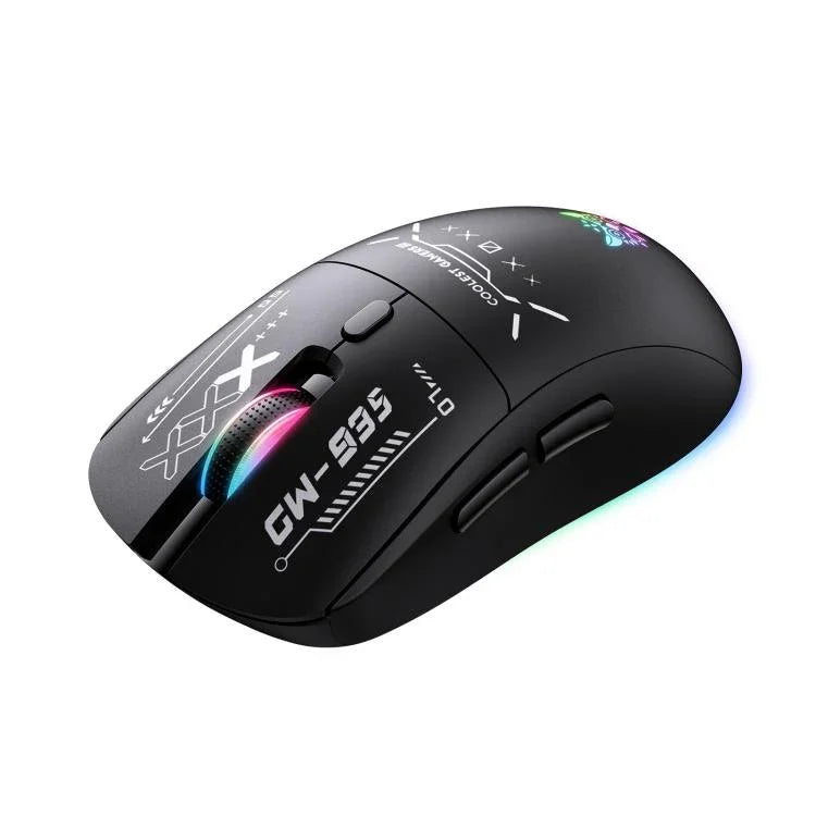 Rato Sem Fios ONIKUMA CW935 12800DPI 2.4GHz + BT + Com Fios Tri-modo RGB, CW935