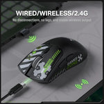 Rato Gaming ONIKUMA DM01 12800DPI 2.4GHz + BT + Com Fios Tri-modo, DM01