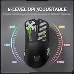 Rato Gaming ONIKUMA DM01 12800DPI 2.4GHz + BT + Com Fios Tri-modo, DM01