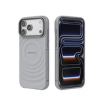 Capa de Telemóvel Magnética BIBERCAS em TPU com Textura Ondulada, Para iPhone 17 Pro Max