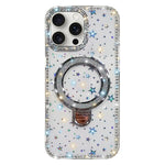 Capa de telemóvel IMD com suporte de pé e glitter de strass em ambos os lados, para iPhone 15 Pro Max, para iPhone 15 Pro, para iPhone 15, para iPhone 14, para iPhone 14 Pro, para iPhone 14 Pro Max, para iPhone 13 Pro Max, para iPhone 13 Pro