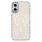 Capa de telemóvel magnética híbrida IMD PC TPU com strass em ambos os lados, Para iPhone 17 Pro Max, Para iPhone 17 Pro, Para iPhone 17, Para iPhone Air, Para iPhone 16 Pro Max, Para iPhone 16 Pro, Para iPhone 16 Plus, Para iPhone 16