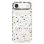 Capa de telemóvel magnética híbrida IMD PC TPU com strass em ambos os lados, Para iPhone 17 Pro Max, Para iPhone 17 Pro, Para iPhone 17, Para iPhone Air, Para iPhone 16 Pro Max, Para iPhone 16 Pro, Para iPhone 16 Plus, Para iPhone 16