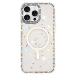 Capa de telemóvel magnética híbrida IMD PC TPU com strass em ambos os lados, Para iPhone 17 Pro Max, Para iPhone 17 Pro, Para iPhone 17, Para iPhone Air, Para iPhone 16 Pro Max, Para iPhone 16 Pro, Para iPhone 16 Plus, Para iPhone 16