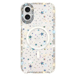 Capa de telemóvel magnética híbrida IMD PC TPU com strass em ambos os lados, Para iPhone 17 Pro Max, Para iPhone 17 Pro, Para iPhone 17, Para iPhone Air, Para iPhone 16 Pro Max, Para iPhone 16 Pro, Para iPhone 16 Plus, Para iPhone 16