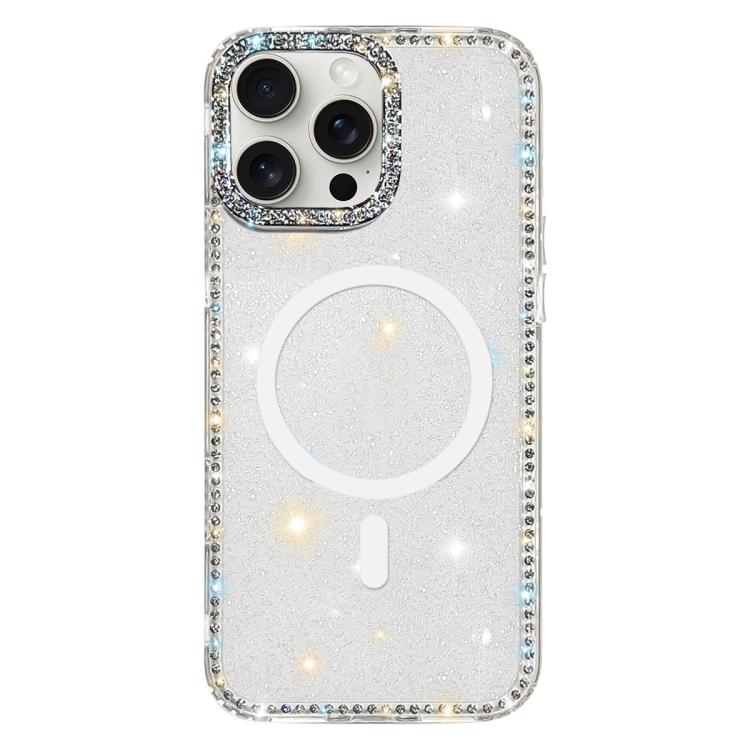 Capa de telemóvel magnética híbrida IMD PC TPU com strass em ambos os lados, Para iPhone 15 Pro Max, Para iPhone 15 Pro, Para iPhone 15, Para iPhone 14, Para iPhone 14 Pro, Para iPhone 14 Pro Max, Para iPhone 13 Pro Max, Para iPhone 13 Pro