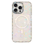 Capa de telemóvel magnética híbrida IMD PC TPU com strass em ambos os lados, Para iPhone 15 Pro Max, Para iPhone 15 Pro, Para iPhone 15, Para iPhone 14, Para iPhone 14 Pro, Para iPhone 14 Pro Max, Para iPhone 13 Pro Max, Para iPhone 13 Pro