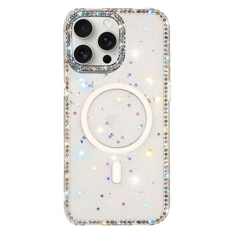 Capa de telemóvel magnética híbrida IMD PC TPU com strass em ambos os lados, Para iPhone 15 Pro Max, Para iPhone 15 Pro, Para iPhone 15, Para iPhone 14, Para iPhone 14 Pro, Para iPhone 14 Pro Max, Para iPhone 13 Pro Max, Para iPhone 13 Pro