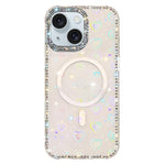 Capa de telemóvel magnética híbrida IMD PC TPU com strass em ambos os lados, Para iPhone 15 Pro Max, Para iPhone 15 Pro, Para iPhone 15, Para iPhone 14, Para iPhone 14 Pro, Para iPhone 14 Pro Max, Para iPhone 13 Pro Max, Para iPhone 13 Pro