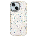 Capa de telemóvel magnética híbrida IMD PC TPU com strass em ambos os lados, Para iPhone 15 Pro Max, Para iPhone 15 Pro, Para iPhone 15, Para iPhone 14, Para iPhone 14 Pro, Para iPhone 14 Pro Max, Para iPhone 13 Pro Max, Para iPhone 13 Pro
