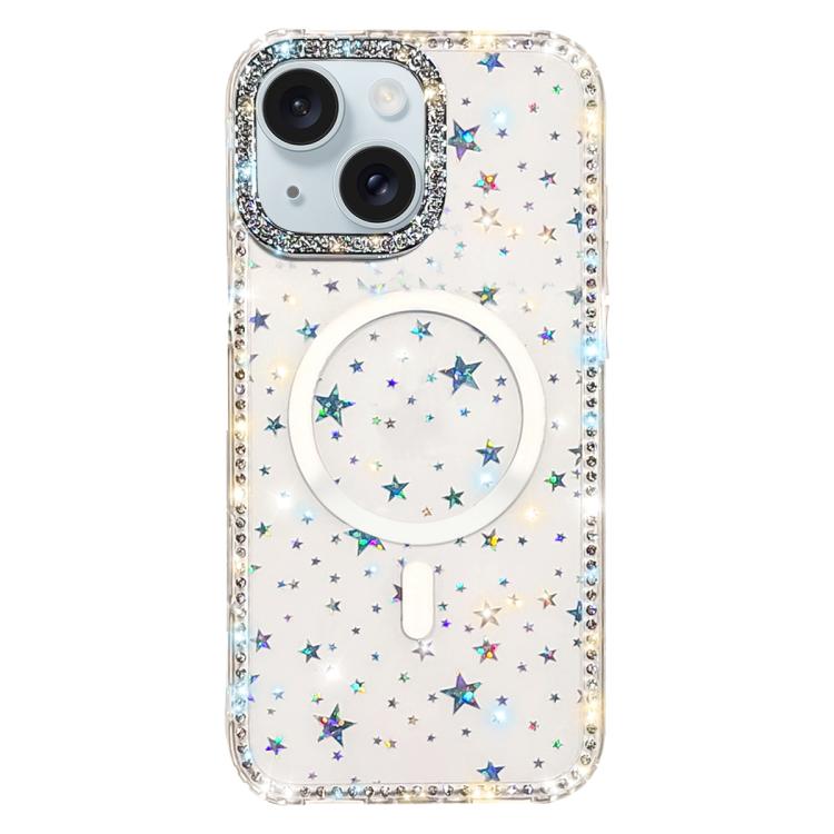 Capa de telemóvel magnética híbrida IMD PC TPU com strass em ambos os lados, Para iPhone 15 Pro Max, Para iPhone 15 Pro, Para iPhone 15, Para iPhone 14, Para iPhone 14 Pro, Para iPhone 14 Pro Max, Para iPhone 13 Pro Max, Para iPhone 13 Pro