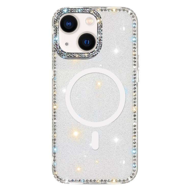 Capa de telemóvel magnética híbrida IMD PC TPU com strass em ambos os lados, Para iPhone 15 Pro Max, Para iPhone 15 Pro, Para iPhone 15, Para iPhone 14, Para iPhone 14 Pro, Para iPhone 14 Pro Max, Para iPhone 13 Pro Max, Para iPhone 13 Pro