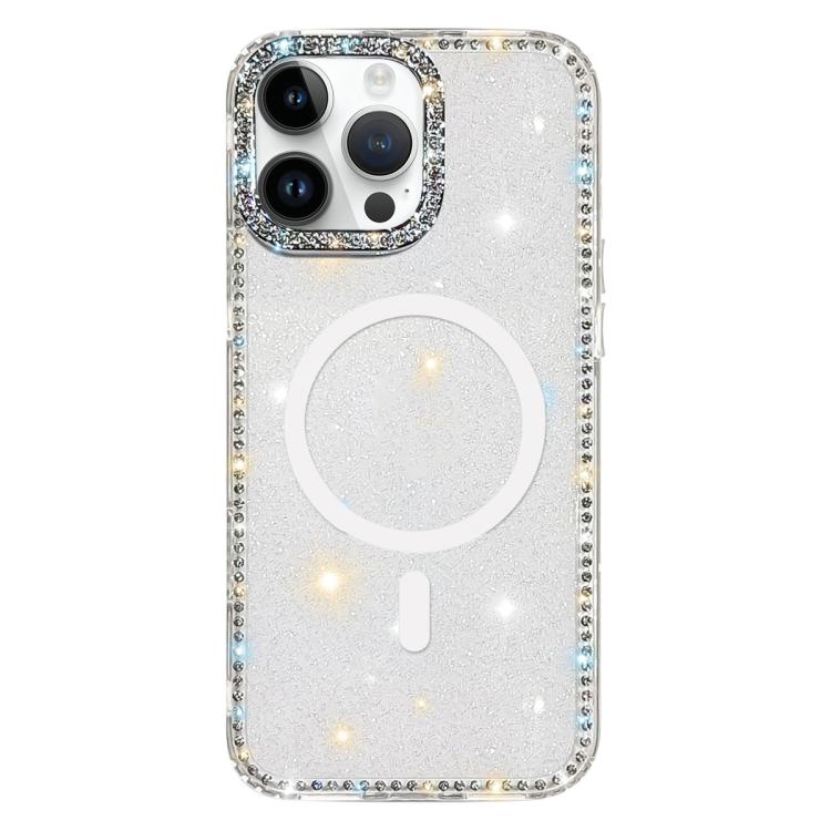 Capa de telemóvel magnética híbrida IMD PC TPU com strass em ambos os lados, Para iPhone 15 Pro Max, Para iPhone 15 Pro, Para iPhone 15, Para iPhone 14, Para iPhone 14 Pro, Para iPhone 14 Pro Max, Para iPhone 13 Pro Max, Para iPhone 13 Pro