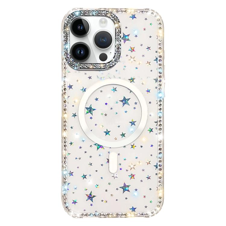 Capa de telemóvel magnética híbrida IMD PC TPU com strass em ambos os lados, Para iPhone 15 Pro Max, Para iPhone 15 Pro, Para iPhone 15, Para iPhone 14, Para iPhone 14 Pro, Para iPhone 14 Pro Max, Para iPhone 13 Pro Max, Para iPhone 13 Pro