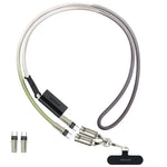 MOCOME W3 Cabo de Carregamento Multifuncional Type-C para Type-C com Correia Ajustável para Telefone em Tira Cruzada