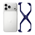 Capa de telemóvel metálica sem moldura em forma de X, Para iPhone 17 Pro Max, Para iPhone 17 Pro