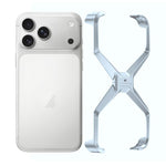 Capa de telemóvel metálica sem moldura em forma de X, Para iPhone 17 Pro Max, Para iPhone 17 Pro