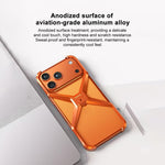 Capa de telemóvel metálica sem moldura em forma de X, Para iPhone 17 Pro Max, Para iPhone 17 Pro