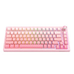 ONIKUMA MT707 Teclado Gaming Mecânico RGB com 82 Teclas e Tri-modo