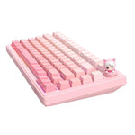 ONIKUMA MT707 Teclado Gaming Mecânico RGB com 82 Teclas e Tri-modo