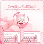 ONIKUMA MT707 Teclado Gaming Mecânico RGB com 82 Teclas e Tri-modo