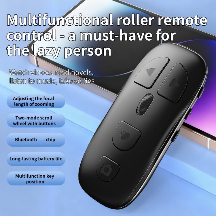 KR-06 Multifunctional Rolling Wheel Phone Bluetooth Remote Control