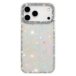Capa de telemóvel híbrida em TPU e PC IMD com strass em ambos os lados, para iPhone 17 Pro Max, para iPhone 17 Pro, para iPhone 17, para iPhone Air, para iPhone 16 Pro Max, para iPhone 16 Pro, para iPhone 16 Plus, para iPhone 16