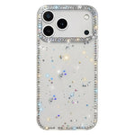 Capa de telemóvel híbrida em TPU e PC IMD com strass em ambos os lados, para iPhone 17 Pro Max, para iPhone 17 Pro, para iPhone 17, para iPhone Air, para iPhone 16 Pro Max, para iPhone 16 Pro, para iPhone 16 Plus, para iPhone 16