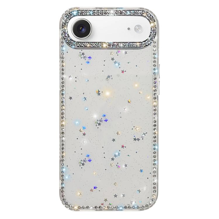 Capa de telemóvel híbrida em TPU e PC IMD com strass em ambos os lados, para iPhone 17 Pro Max, para iPhone 17 Pro, para iPhone 17, para iPhone Air, para iPhone 16 Pro Max, para iPhone 16 Pro, para iPhone 16 Plus, para iPhone 16